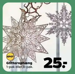 Netto Glitterophæng, DKK 25 tilbud