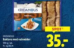Lidl Baklava med valnødder, DKK 35 tilbud
