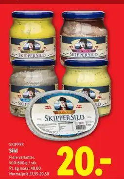 Lidl Sild, DKK 20 tilbud