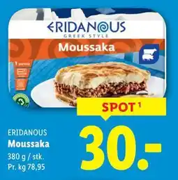 Lidl Moussaka, DKK 30 tilbud