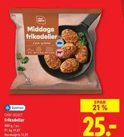 Lidl Frikadeller, DKK 25 tilbud