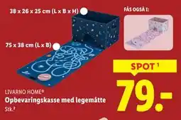 Lidl Opbevaringskasse med legemåtte, DKK 79 tilbud