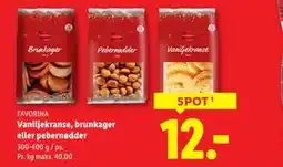 Lidl Vaniljekranse, brunkager eller pebernødder, DKK 12 tilbud