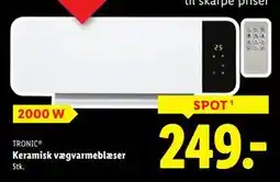 Lidl Keramisk vægvarmeblæser, DKK 249 tilbud