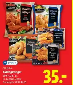 Lidl Kyllingevinger, DKK 35 tilbud