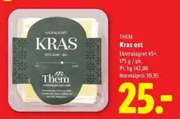 Lidl Kras ost, DKK 25 tilbud