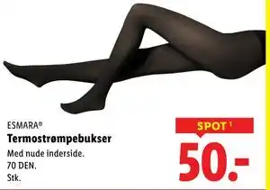 Lidl Termostrømpebukser, DKK 50 tilbud