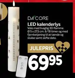Din Isenkræmmer LED kalenderlys, DKK 69.95 tilbud