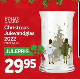 Din Isenkræmmer Christmas Julevandglas 2022, DKK 29.95 tilbud
