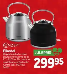 Din Isenkræmmer Elkedel, DKK 299.95 tilbud