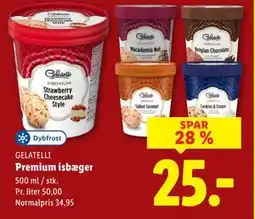 Lidl Premium isbæger, DKK 25 tilbud