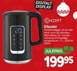Din Isenkræmmer Elkedel, DKK 199.95 tilbud