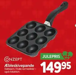 Din Isenkræmmer Æbleskivepande, DKK 149.95 tilbud