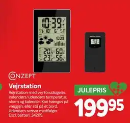 Din Isenkræmmer Vejrstation, DKK 199.95 tilbud