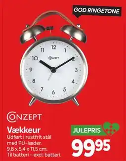 Din Isenkræmmer Vækkeur, DKK 99.95 tilbud