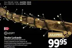 Din Isenkræmmer Snake Lyskæde tilbud