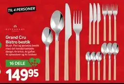 Din Isenkræmmer Grand Cru Bistro bestik, DKK 149.95 tilbud