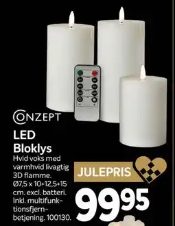 Din Isenkræmmer LED Bloklys, DKK 99.95 tilbud