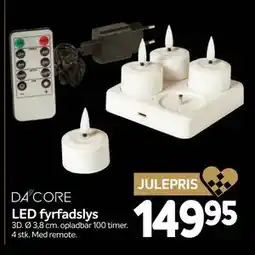 Din Isenkræmmer LED fyrfadslys, DKK 149.95 tilbud