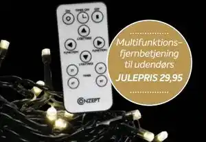 Din Isenkræmmer Multifunktions-fjernbetjening til udendørs, DKK 29.95 tilbud