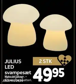 Din Isenkræmmer LED svampesæt, DKK 49.95 tilbud