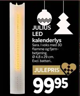 Din Isenkræmmer LED kalenderlys, DKK 99.95 tilbud