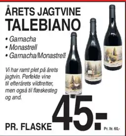 ABC Lavpris Årets jagtvine talebiano tilbud