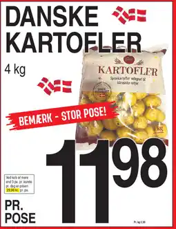 ABC Lavpris Danske kartofler tilbud