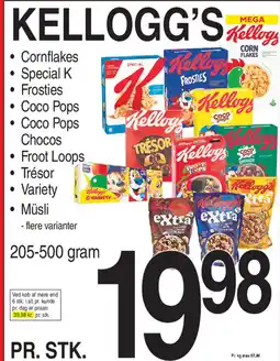 ABC Lavpris Kellogg's tilbud