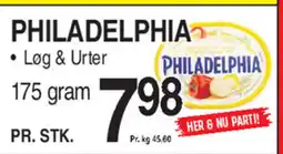 ABC Lavpris Philadelphia tilbud