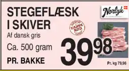 ABC Lavpris Stegeflæsk i skiver tilbud