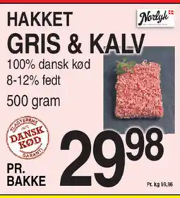 ABC Lavpris Norlyk hakket gris & kalv tilbud