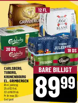 Løvbjerg Carlsberg, tuborg, kronenbourg el. grimbergen tilbud