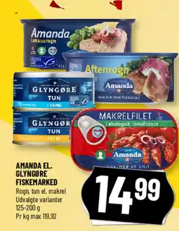 Løvbjerg Amanda el. glyngøre fiskemarked tilbud