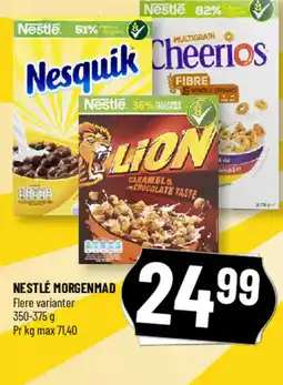 Løvbjerg Nestlé morgenmad tilbud