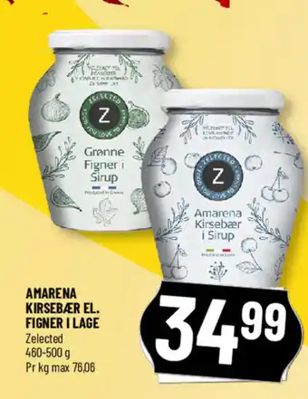 Løvbjerg Amarena kirsebær el. figner i lage tilbud