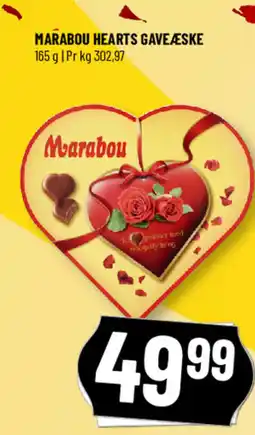 Løvbjerg Marabou hearts gaveæske tilbud