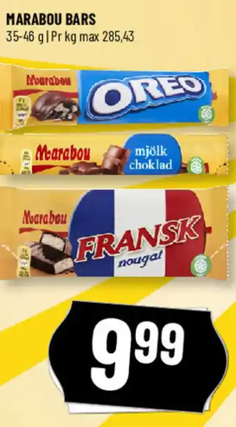 Marabou bars