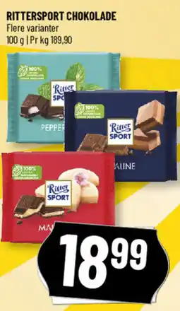 Løvbjerg Rittersport chokolade tilbud