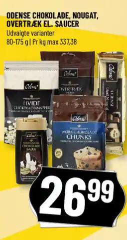 Løvbjerg Odense chokolade, nougat, overtræk el. saucer tilbud