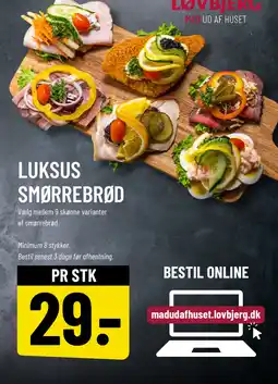 Løvbjerg Luksus smørrebrød tilbud