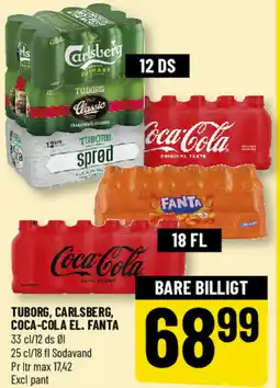 Løvbjerg Tuborg, carlsberg, coca-cola el. fanta tilbud