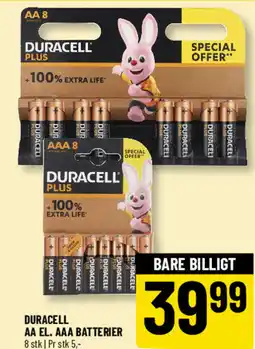 Løvbjerg Duracell aa el. aaa batterier tilbud