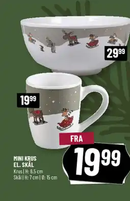 Løvbjerg Mini krus el. skål tilbud