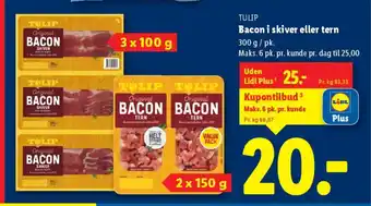 TULIP Bacon i skiver eller tern