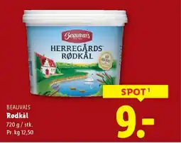 Lidl BEAUVAIS Rødkål tilbud