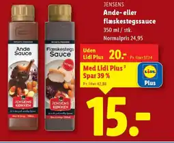 Lidl JENSENS Ande- eller flæskestegssauce tilbud