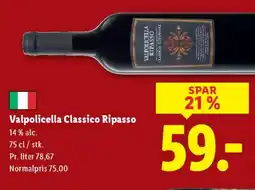 Lidl Valpolicella Classico Ripasso tilbud