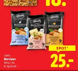 Lidl LEMKE Marcipan tilbud