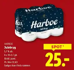 Lidl Harboe julebryg tilbud